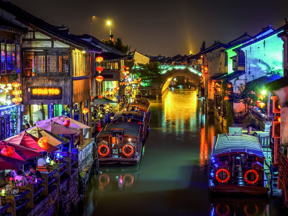 Mercado flotante de Suzhou